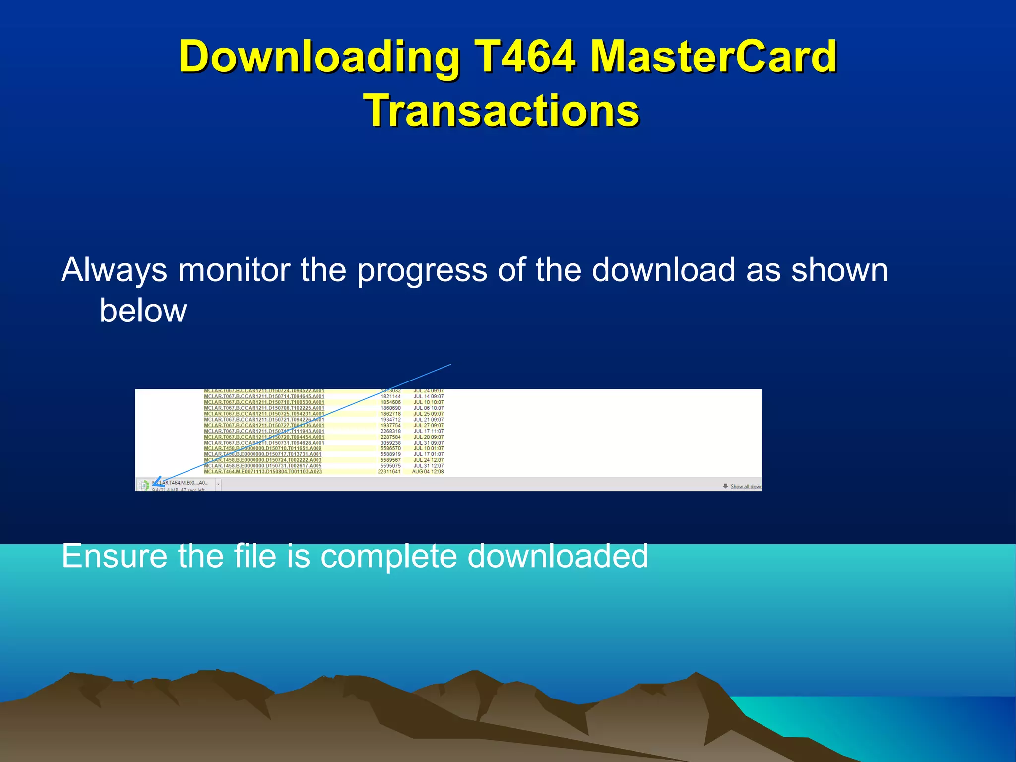 Mastercard t464 acquiring atm transactions reconciliation manual | PPT