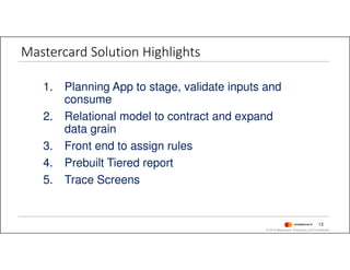 Mastercard Performance MasterCard Worldwide Drives Performance Using Oracle HPCM | PDF