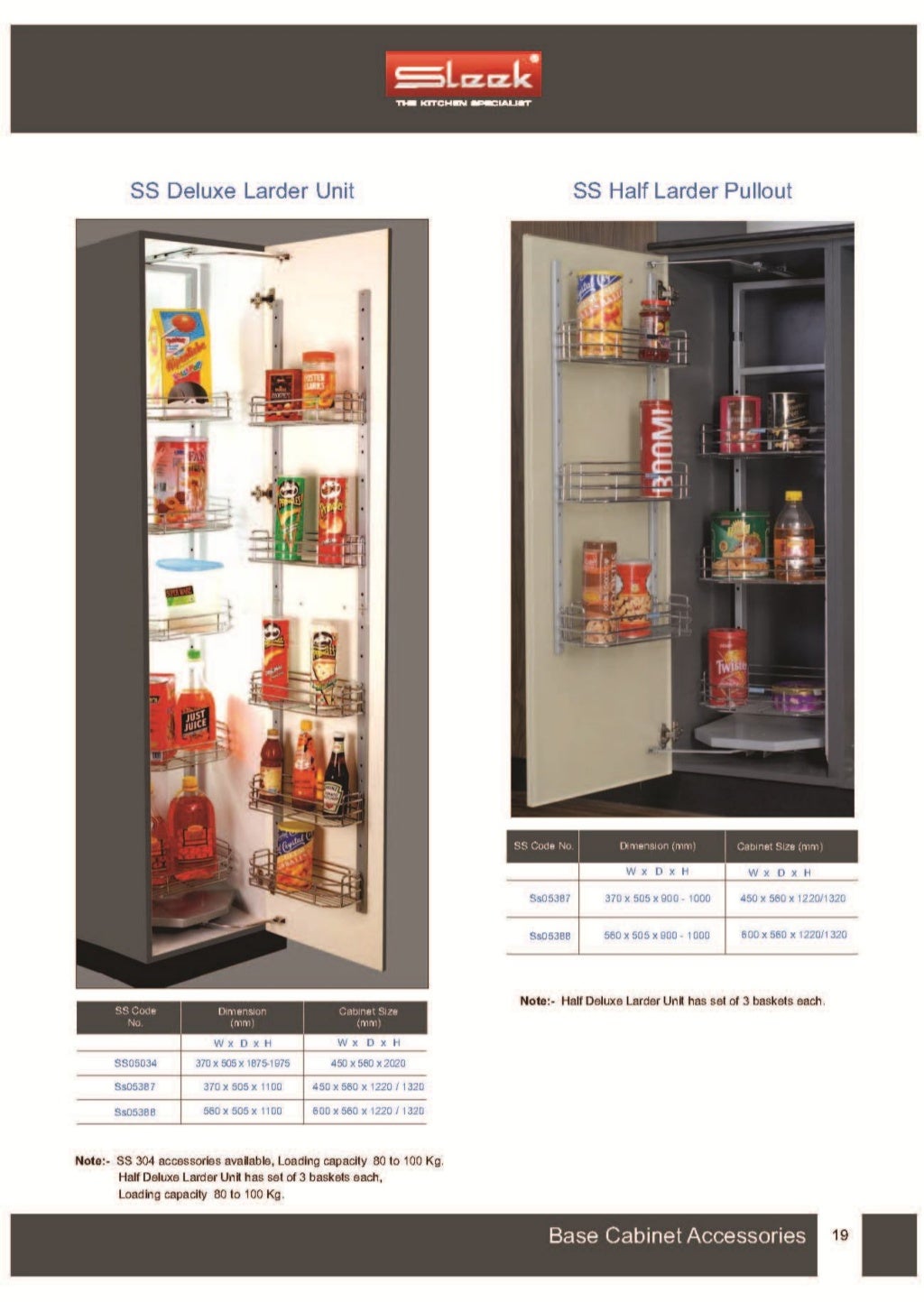 SLEEK MODULAR KITCHEN CATALOG 2014