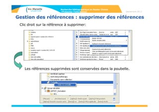 Installer Zotero
Utiliser une version à jour de Firefox
Dernière version Zotero : 4.0.
http://www.zotero.org/download/
Si nécessaire, autoriser l’installation
du programme
Recherche bibliographique en Master Chimie
>Présenter l’information Septembre 2014
 
