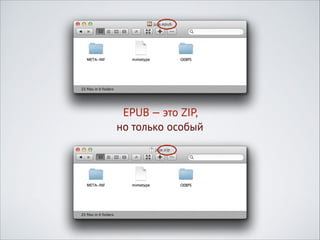EPUB — это ZIP,
но только особый

 