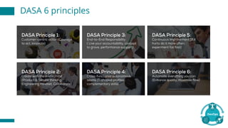 DASA 6 principles
 