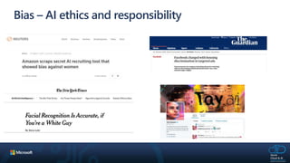 Bias – AI ethics and responsibility
 