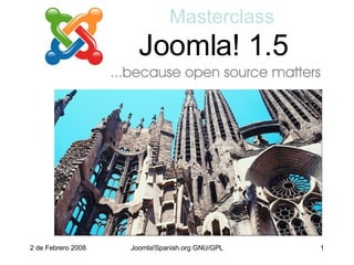 Joomla! 1.5 Masterclass 