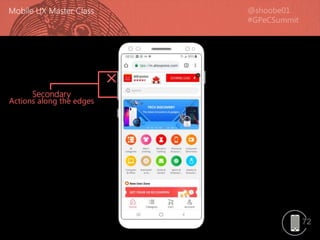 72
Secondary
Actions along the edges
 