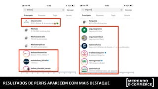 RESULTADOS	DE	PERFIS	APARECEM	COM	MAIS	DESTAQUE	
 