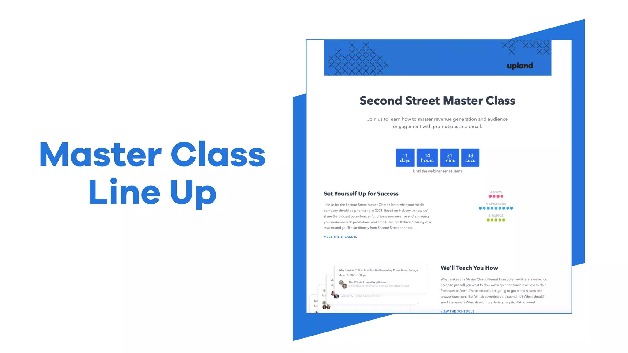 Master Class
Line Up
 