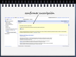 confirmar suscripción