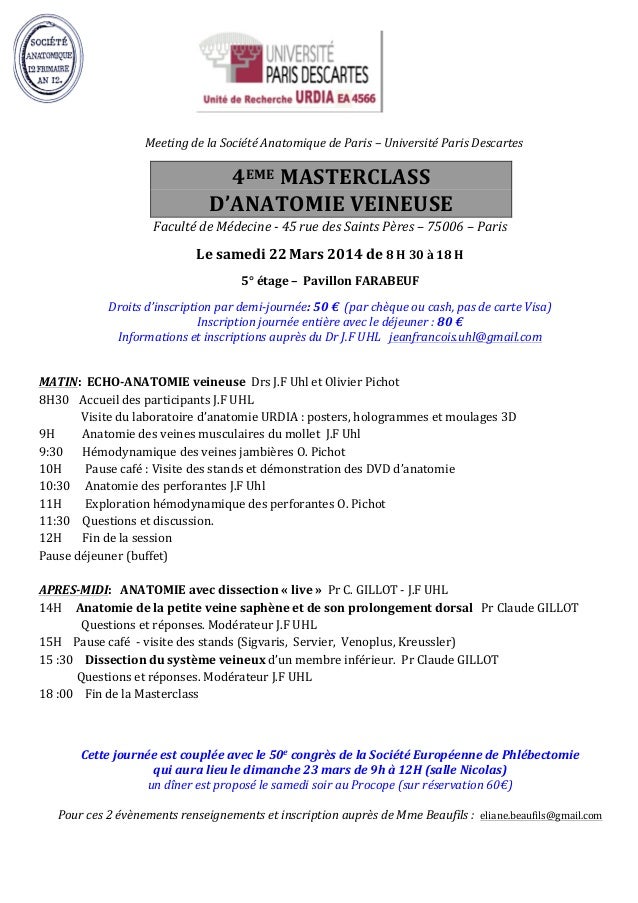 Masterclass Anatomie Masterclass Anatomie