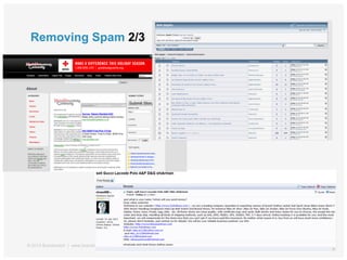 Removing Spam 2/3
© 2013 Brandwatch | www.brandwatch.com
 