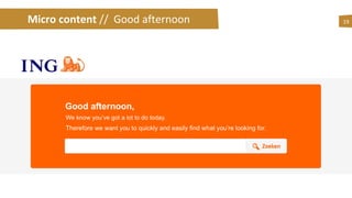 Micro content // Good afternoon 19
 