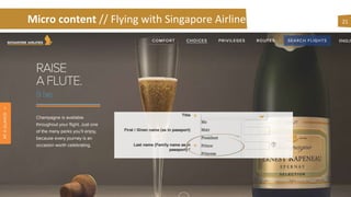Micro content // Flying with Singapore Airlines 21
 
