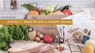 Activity 2 – Hands On with a Content Journey
 