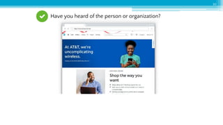30
Have you heard of the person or organization?
 