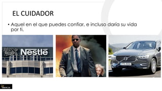 EL CUIDADOR
• Aquel en el que puedes confiar, e incluso daría su vida
por ti.
 