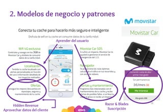 28
2. Modelos de negocio y patrones
Razor & Blades
Suscripción
Hidden Revenue
Aprovechar datos del cliente
Aprender del usuario
 