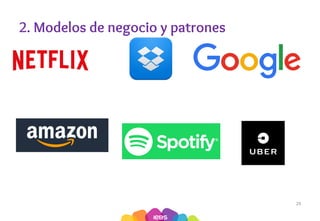 2. Modelos de negocio y patrones
29
 