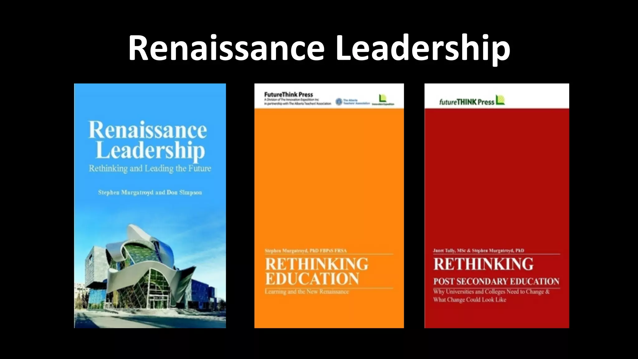 Renaissance	
  Leadership	
  
 