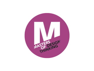 Master Class service design / design thinking