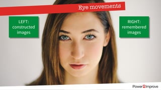 Eye movements
LEFT:
constructed
images
RIGHT:
remembered
images
 