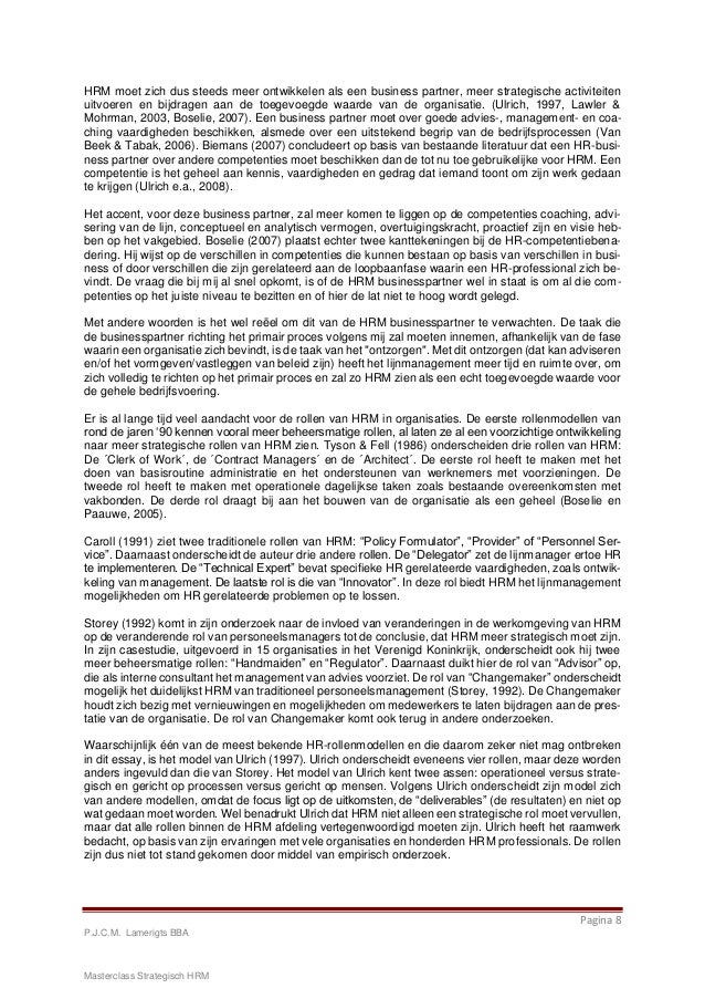 Essay ncoi strategisch hrm 06 picture