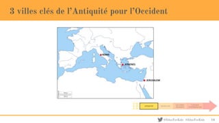 @EducForKids #EducForKids
3 villes clés de l’Antiquité pour l’Occident
14
 