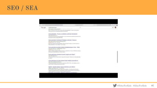 @EducForKids #EducForKids
SEO / SEA
87
 