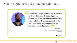 @EducForKids #EducForKids
Non le digital n’est pas l’unique solution...
97
 