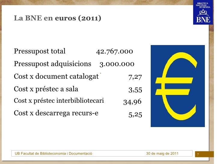 La BNE a l’abast de tothom. Glòria Pérez-Salemerón