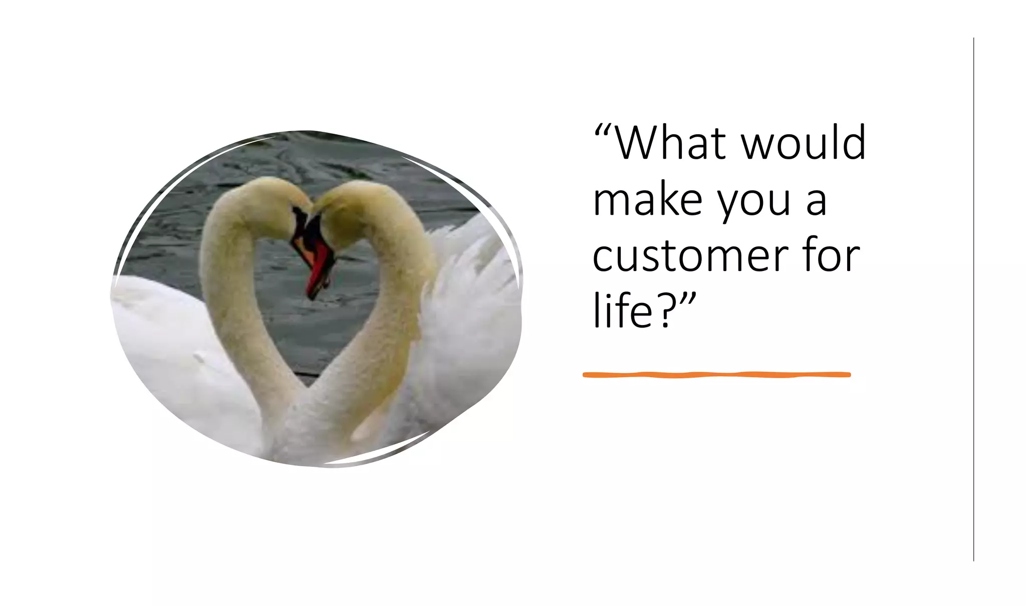 chieflisteningofficers.com
“What would
make you a
customer for
life?”
 