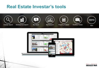 Real Estate Investar’s tools
 