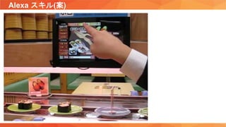 Alexa スキル(案)
 