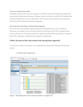 Master custom code management with sap solution manager | DOCX