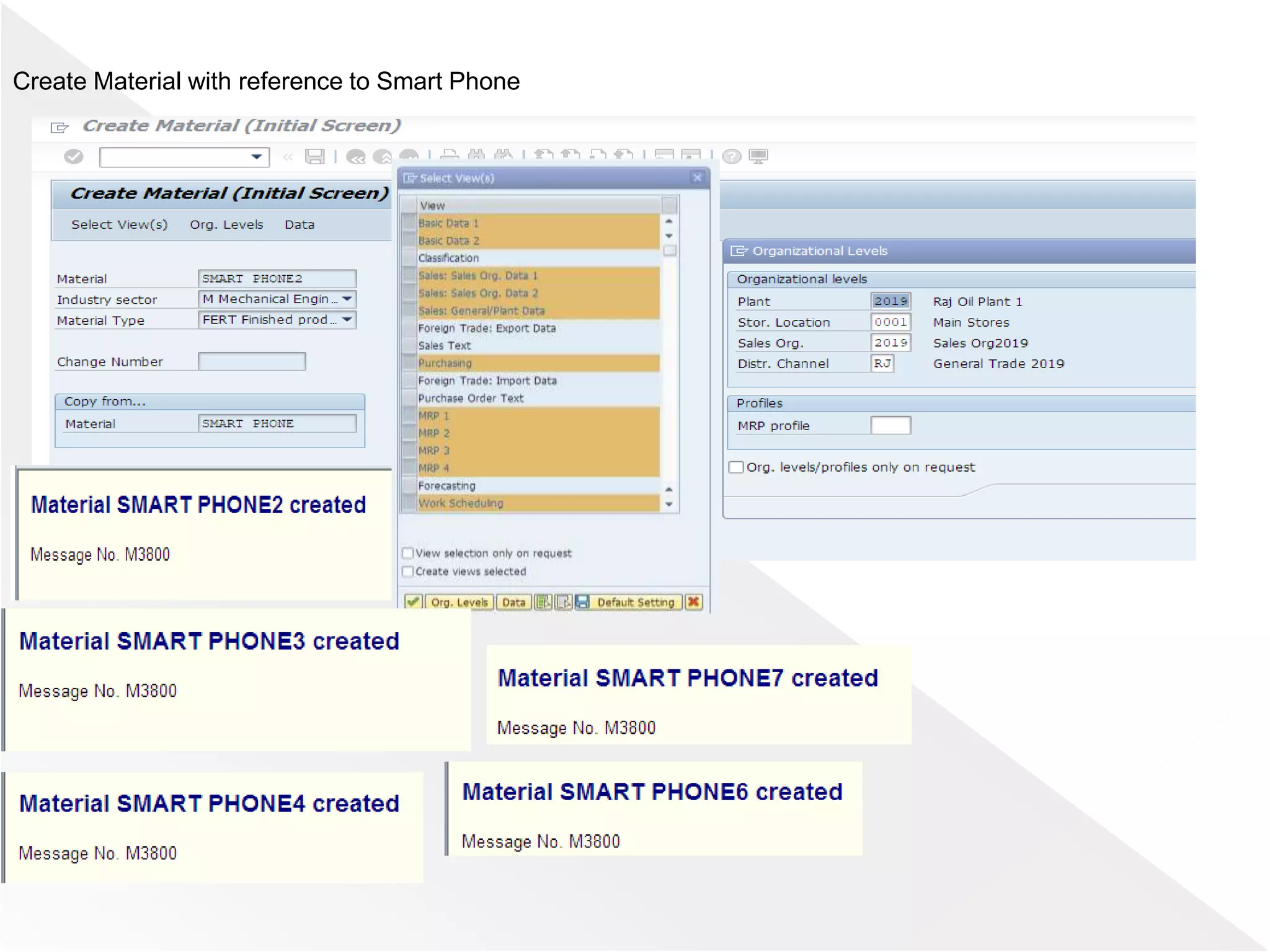 Create Material with reference to Smart Phone
 