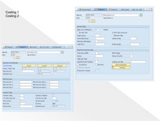 Costing 1
Costing 2
 