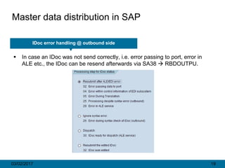 Master data distribution in SAP: implementation guide | PPT