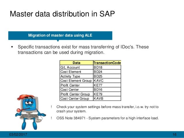 Master data distribution in SAP: implementation guide