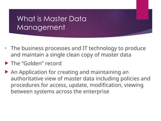 master data management data analytics modeling.ppt