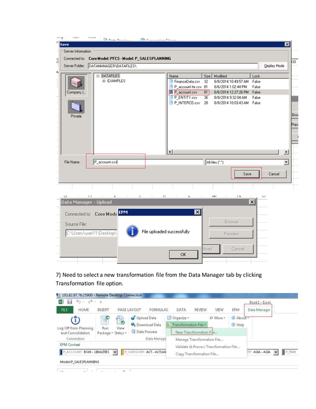 SAP BPC 10.0 NW FLAT FILE (csv)Master data upload doc PDF