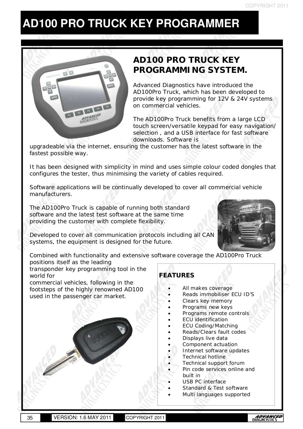Master diagnostic sockets