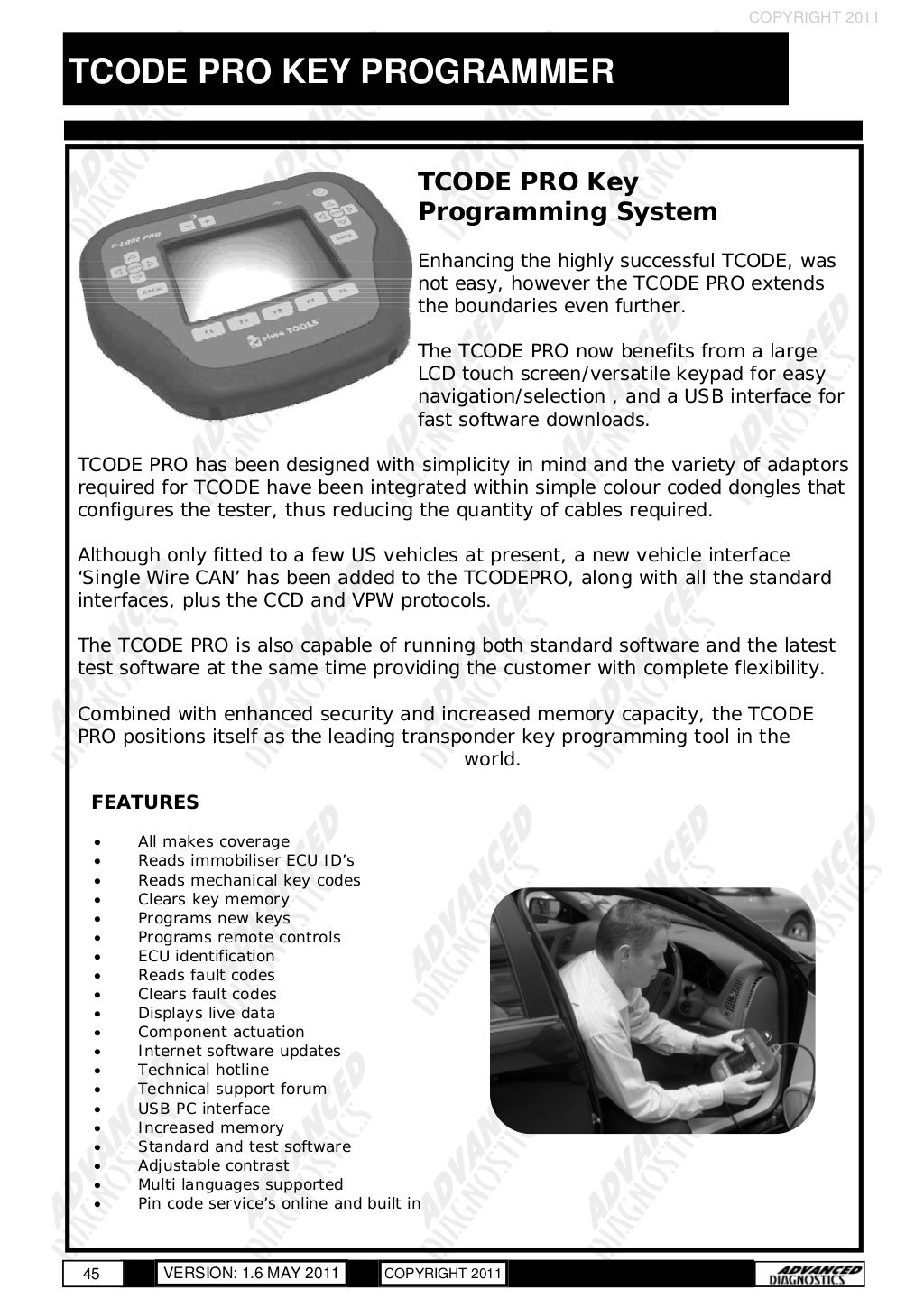Master diagnostic sockets