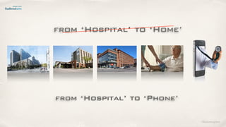from ‘Hospital’ to ‘Home’
from ‘Hospital’ to ‘Phone’
©lucienengelen
 