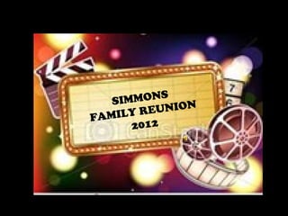 SIMMONS  FAMILY REUNION 2012 