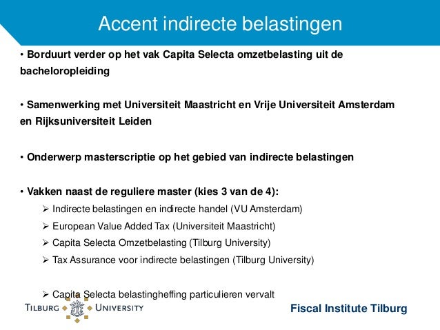 Master Fiscale Economie en Fiscaal Recht
