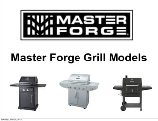 Master Forge Grill Models




Saturday, June 30, 2012
 