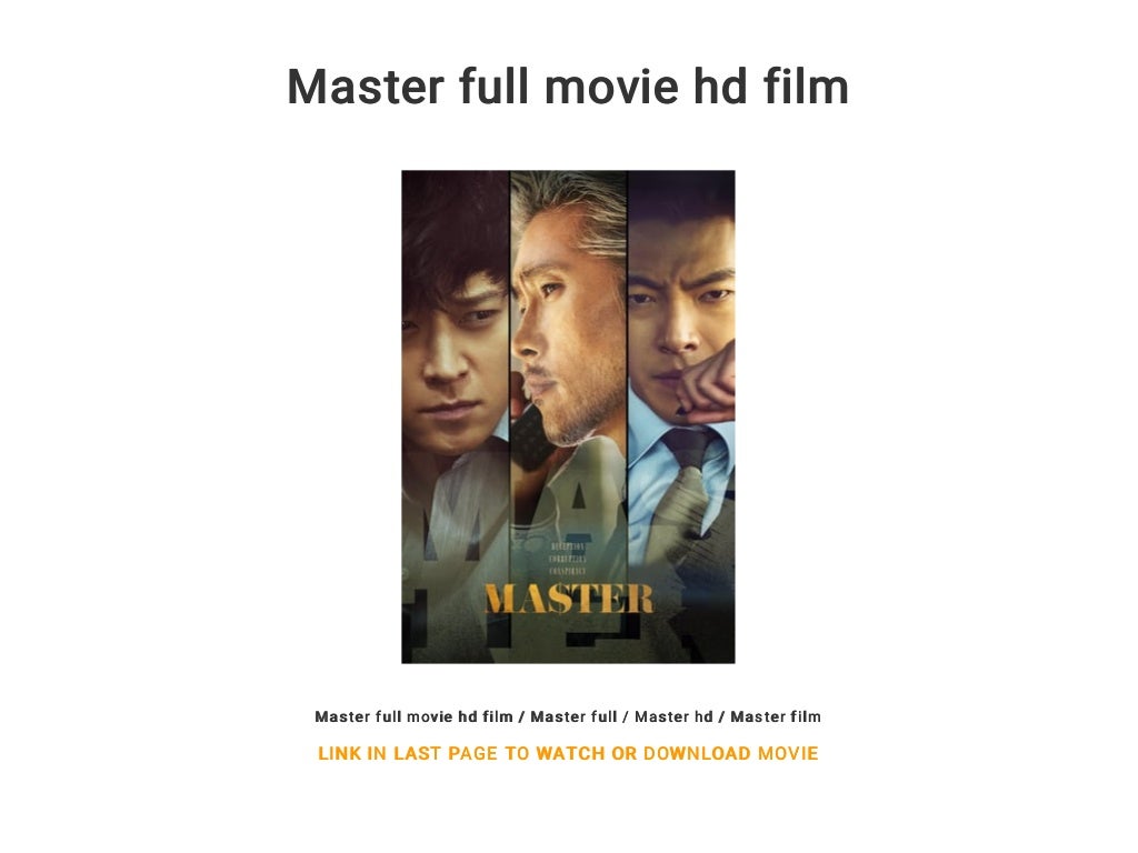 Master full movie hd film