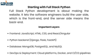 Master Full Stack Python Development: From Beginner to Professional ...