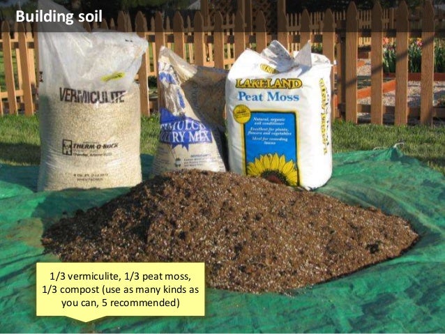 Building Soil 1 3 Vermiculite 1 3