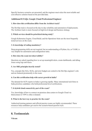 Master Guide: Google Cloud Professional Engineer Path | DOCX