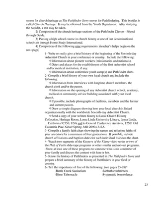 Pathfinder Friends Booklet.pdf Master guide manual | PDF